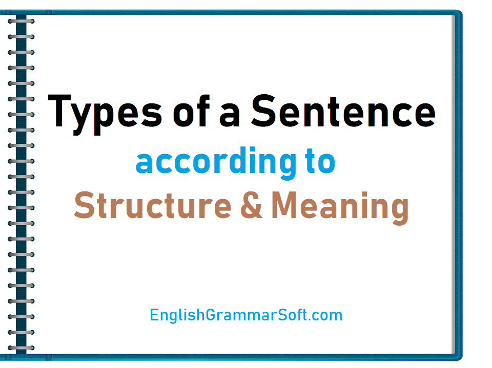 types of a sentence with examples