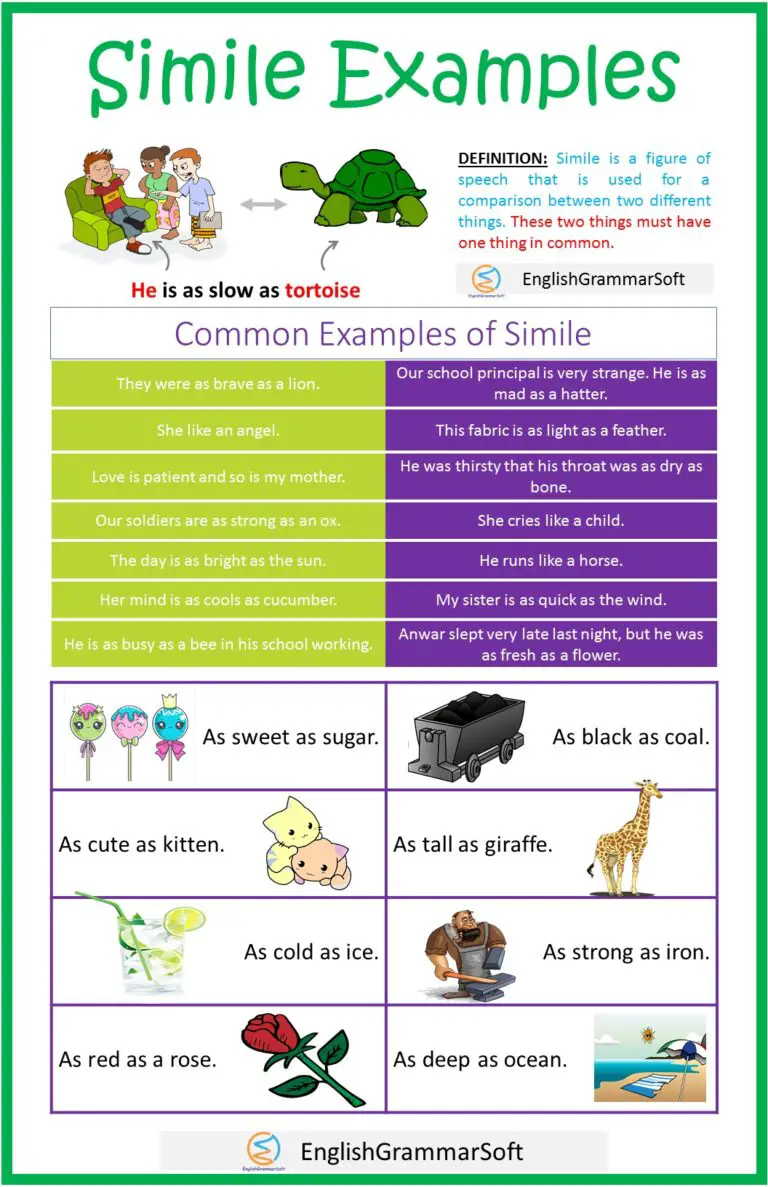 What Is A Simile In Literature How To Write A Good Simile