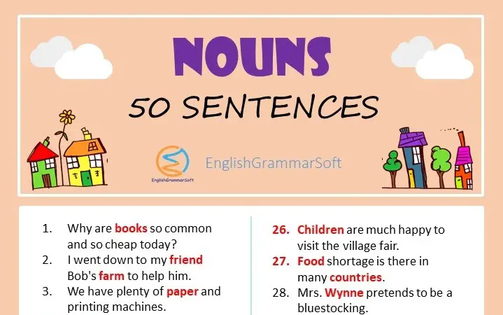 Sentences of Nouns