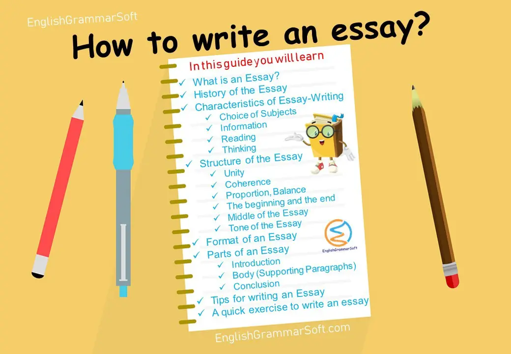 how to write a proper essay in english