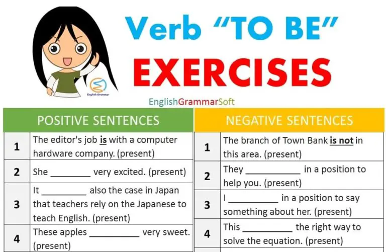 Negative Sentences Exercises With Answers