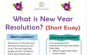 New Year Resolution Essay 2022 | What is the new year’s resolution?