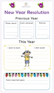 New Year Resolution Worksheets 2023 - EnglishGrammarSoft