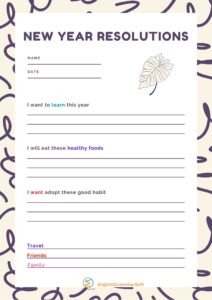 New Year Resolution Printables 2023 (7 Free Templates) - Updated ...