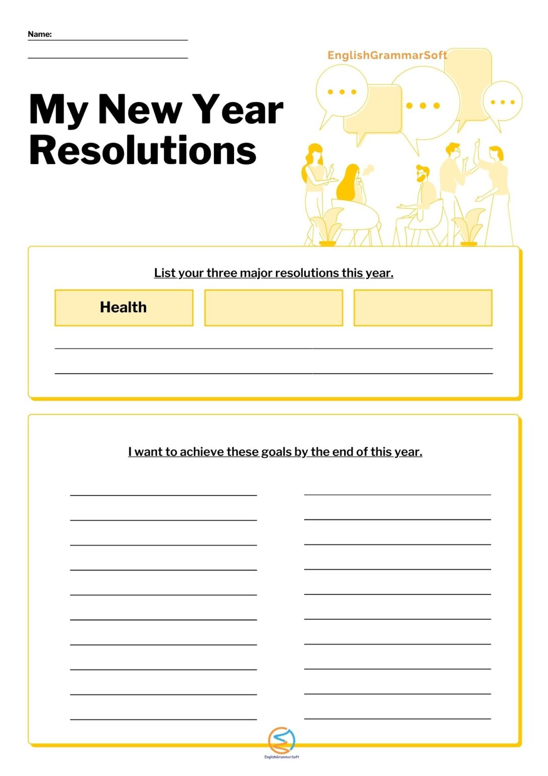 New Year Resolution Printables 2023 7 Free Templates Updated