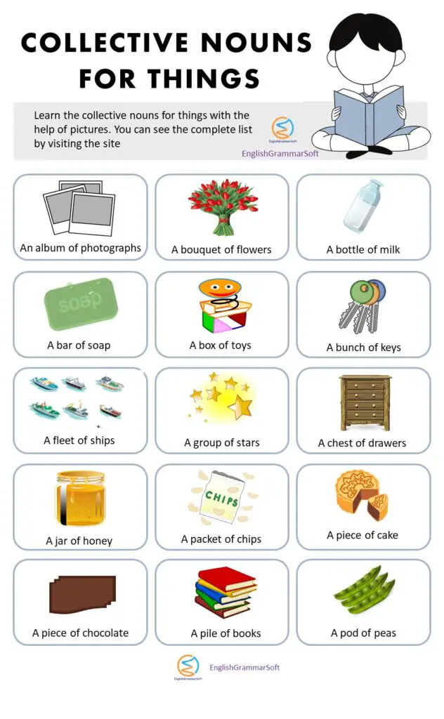 A List Of 60 Collective Nouns For Things EnglishGrammarSoft