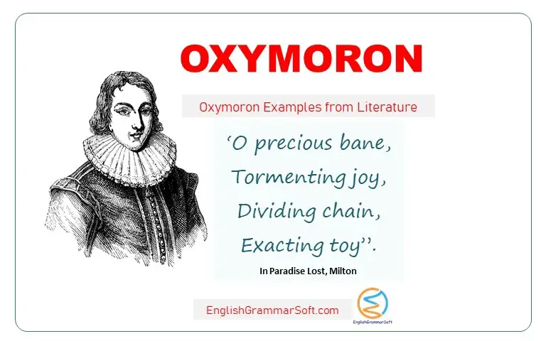 Oxymoron Examples from Literature