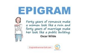 What is Epigram in Figure of Speech? Definition, Examples, Sentences
