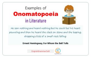 5 Examples of Onomatopoeia in Literature
