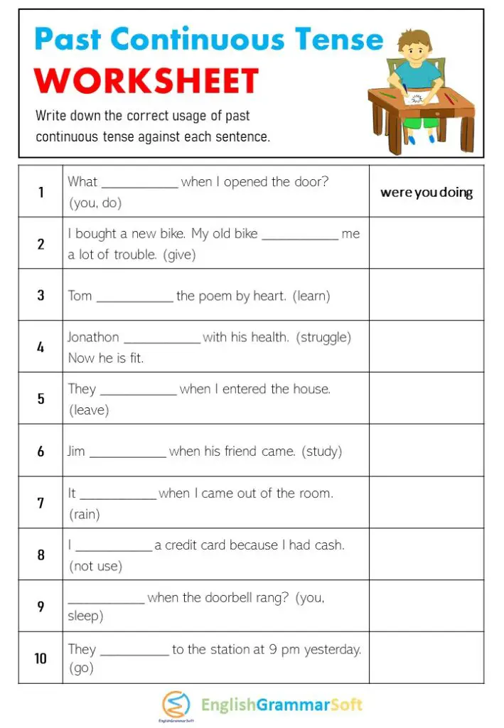 past-tense-worksheets