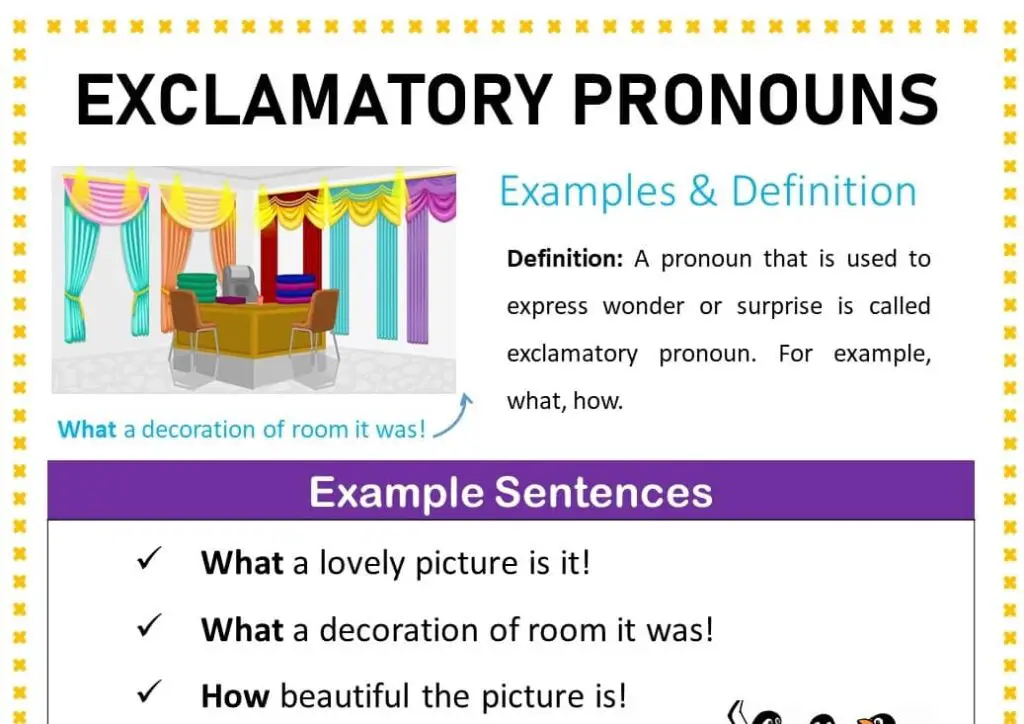 Exclamatory Pronouns Example Sentences Definition EnglishGrammarSoft