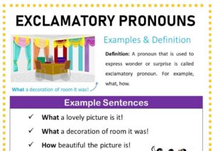 Exclamatory Pronouns (Example Sentences & Definition)