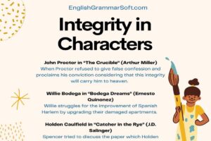 Integrity Examples (Integrity in characters) | Literary Devices