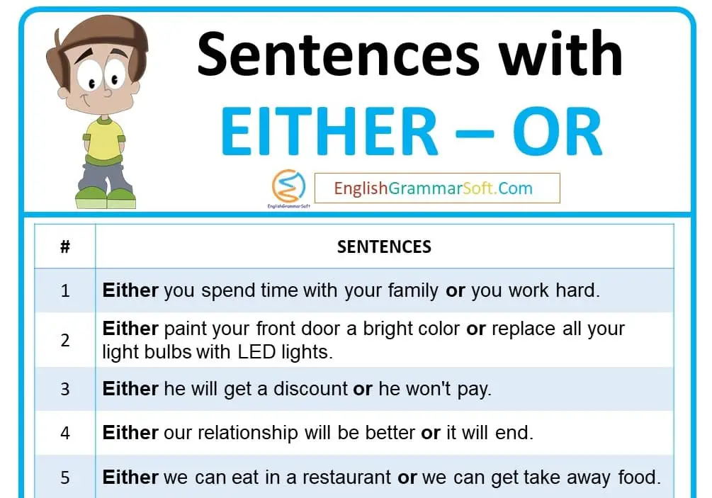 Sentence Of Either Or