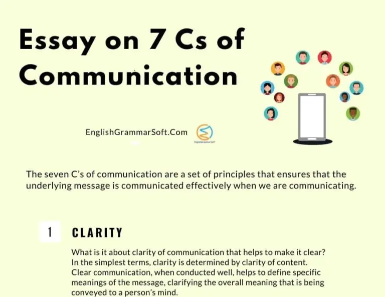 essay on 7cs of communication