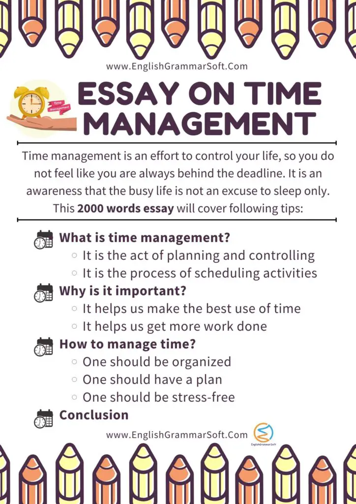 time management problems essay