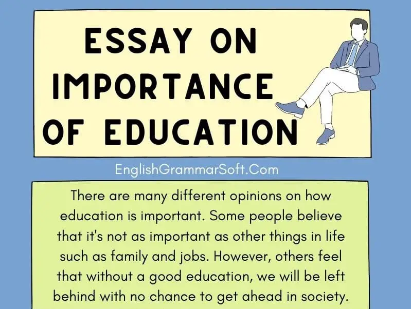 Essay on importance of education