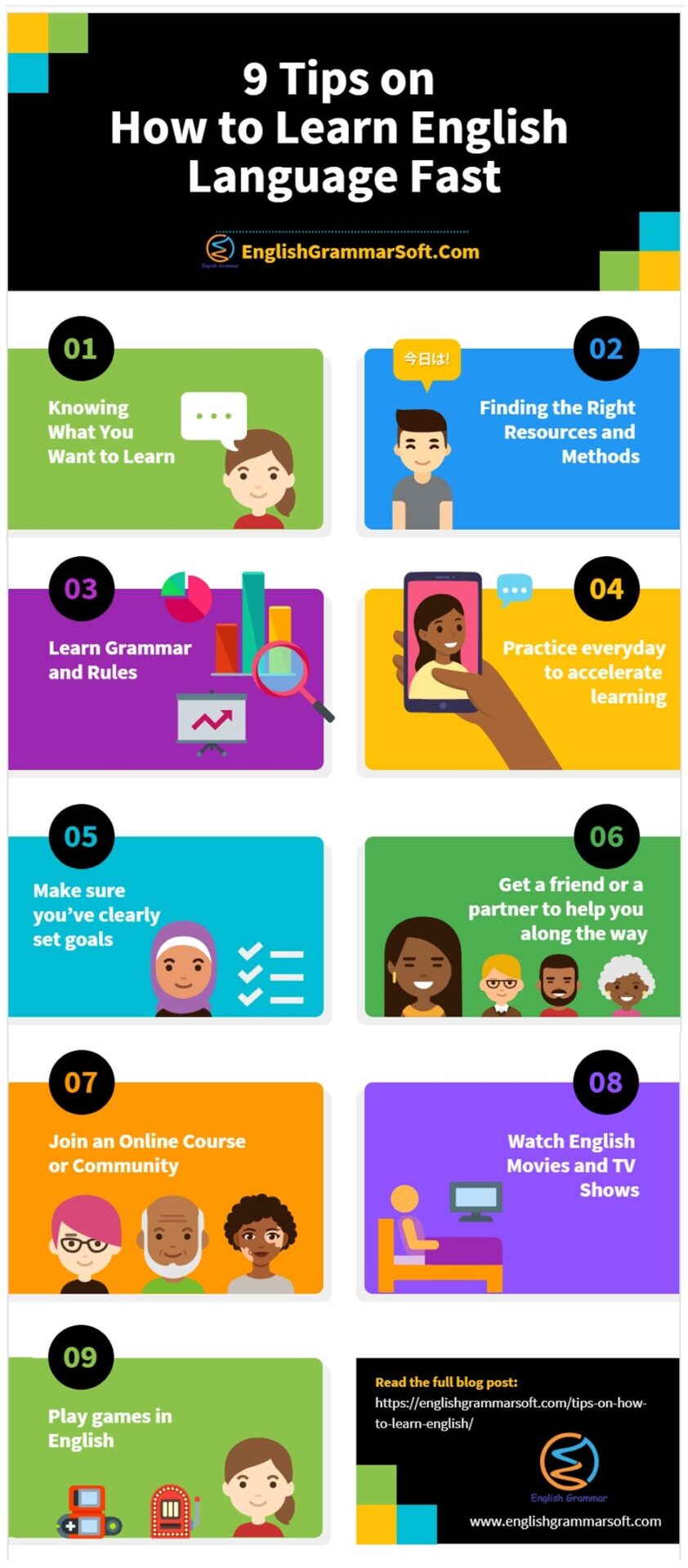 9 tips on how to learn English