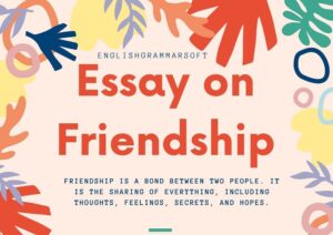 An Essay on Friendship in English