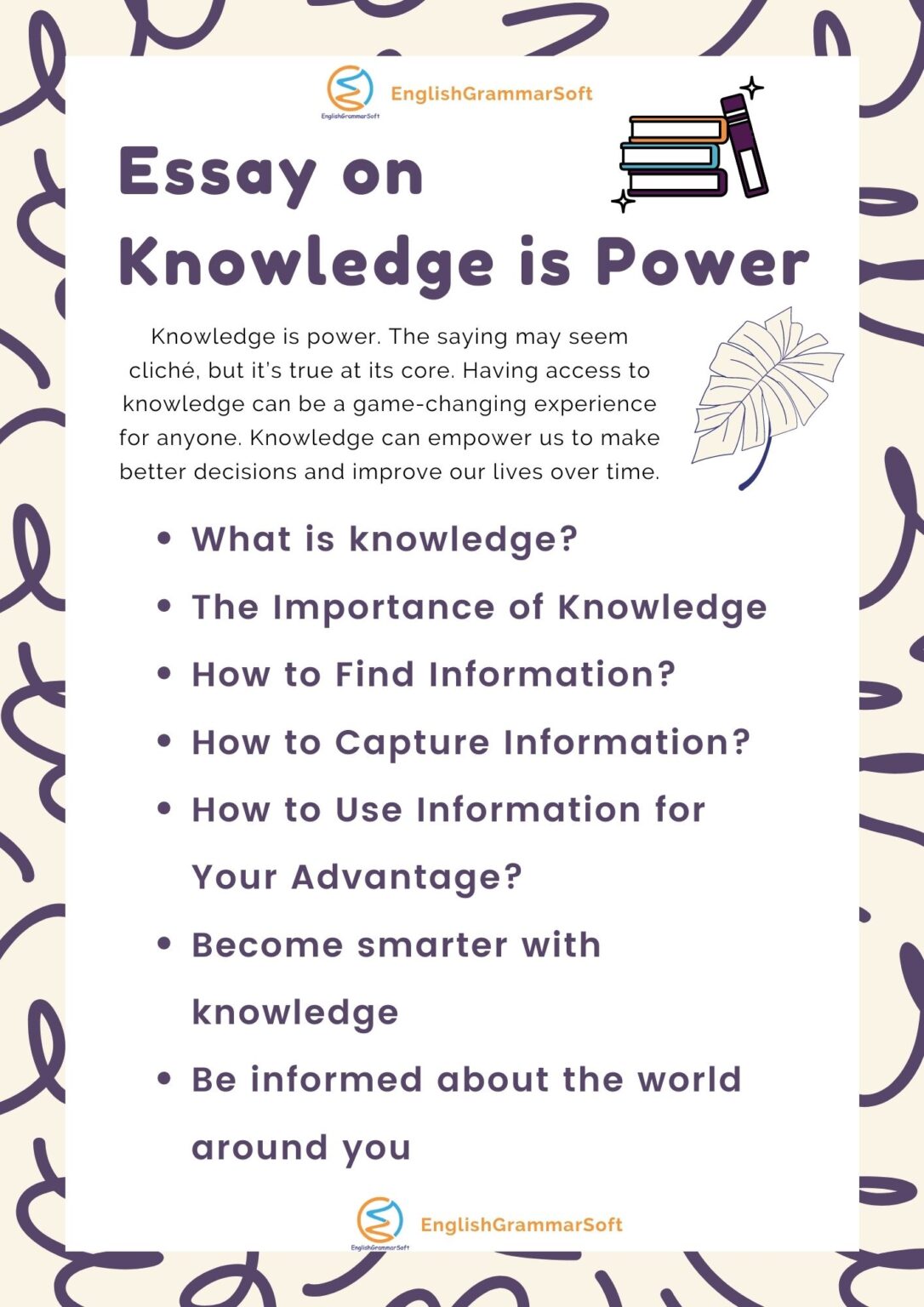 why knowledge is power essay