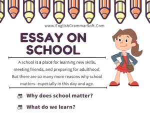 An Essay on School Life (Importance of School)
