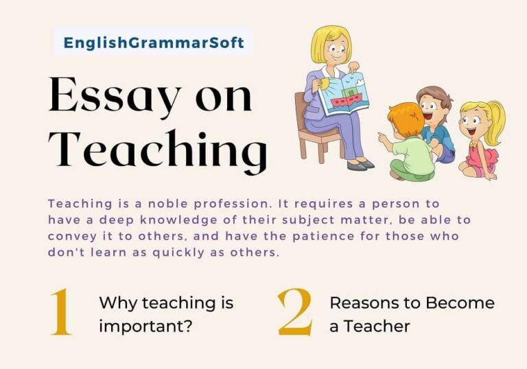 essay about teaching process
