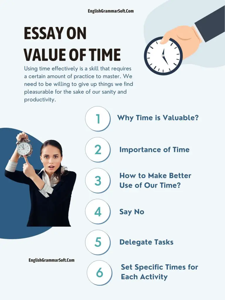 easy essay on value of time