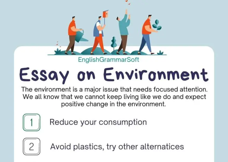 Essay on Environment Protection (1000+ words) - EnglishGrammarSoft