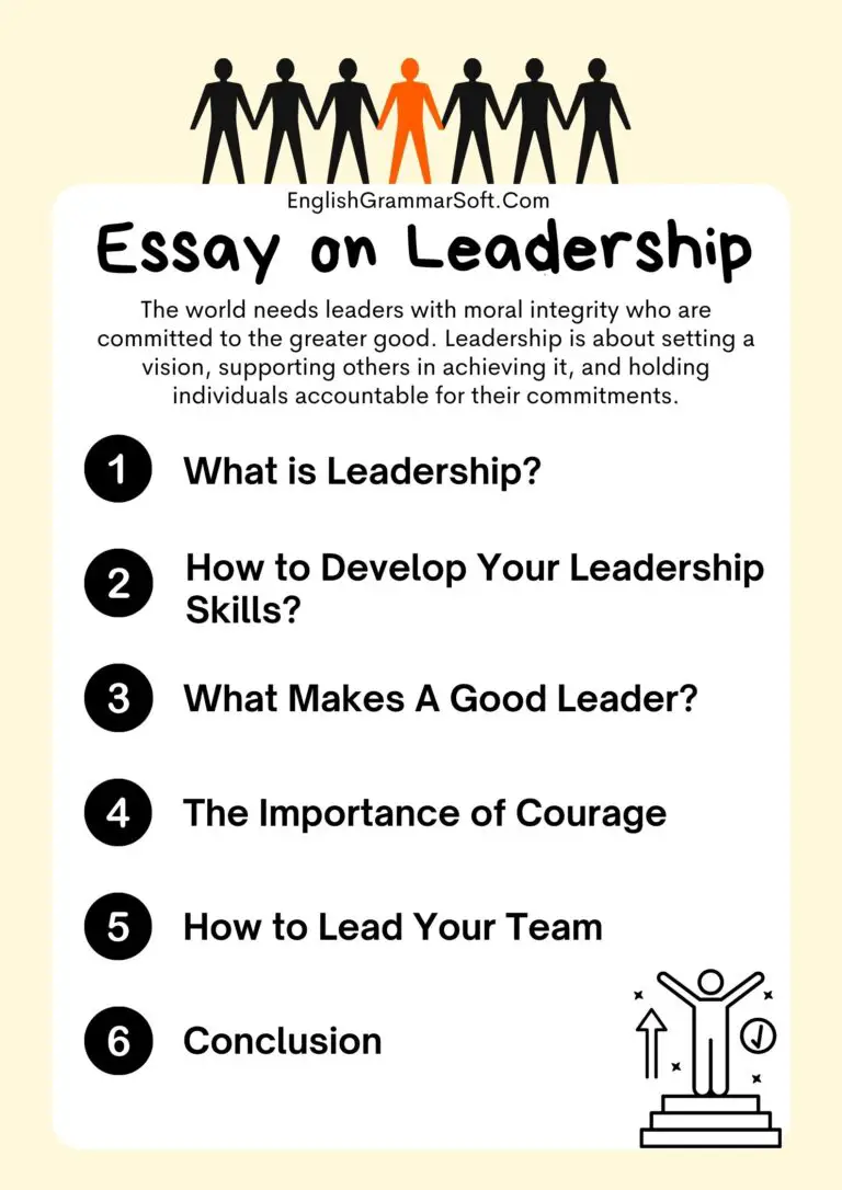 essay what is a leader