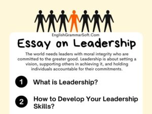 Essay on Leadership: What Makes A Leader?