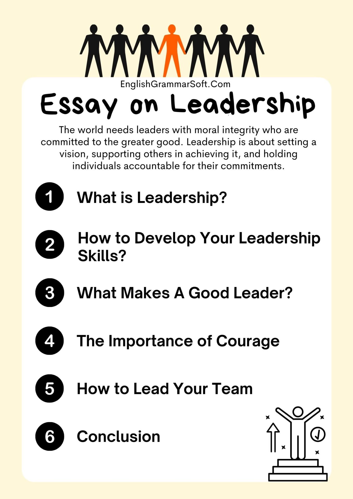 essay on leadership