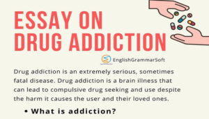 Essay on Drug Addiction (1300 Words)