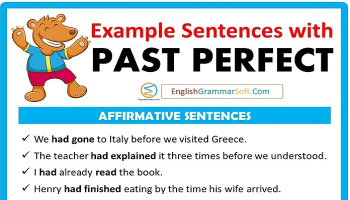 Example Sentences with Past Perfect