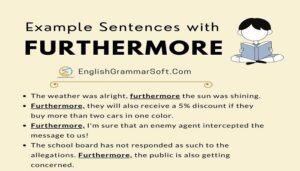 41 Example Sentences with Furthermore