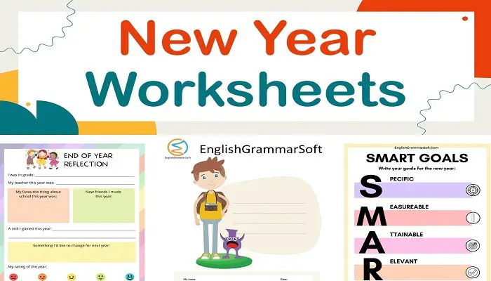 8 Free New Year Worksheets