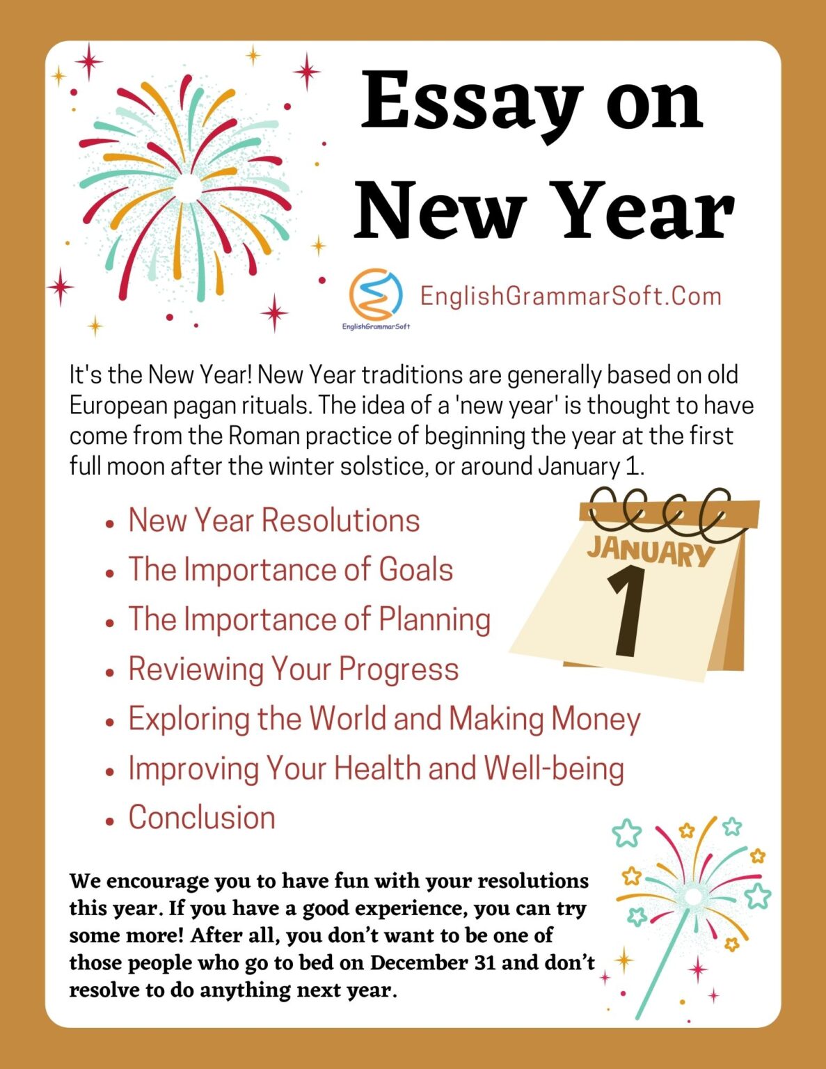 what's your new year resolution 2023 essay