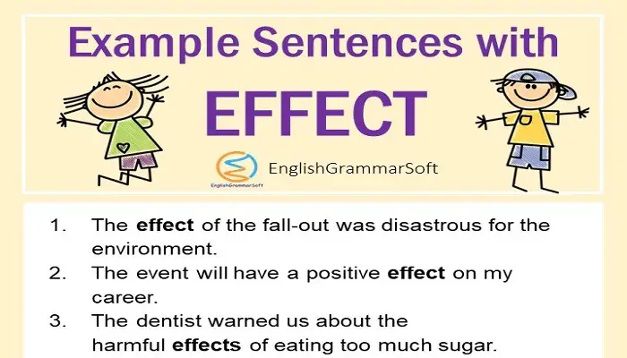 One word sentences for effect