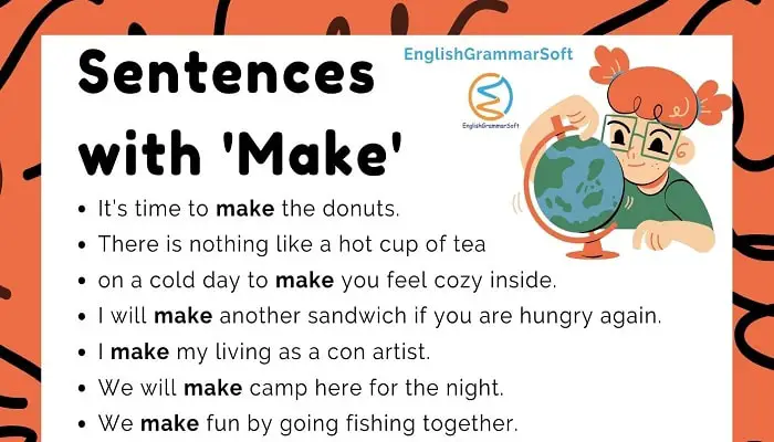 Example Sentences with Make