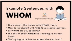67 Example Sentences with Whom