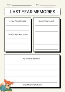 8 Cool New Year Worksheets 2023 - EnglishGrammarSoft