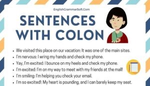 Sentences with Colon in them (40 Examples)