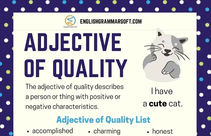 Adjective of Quality