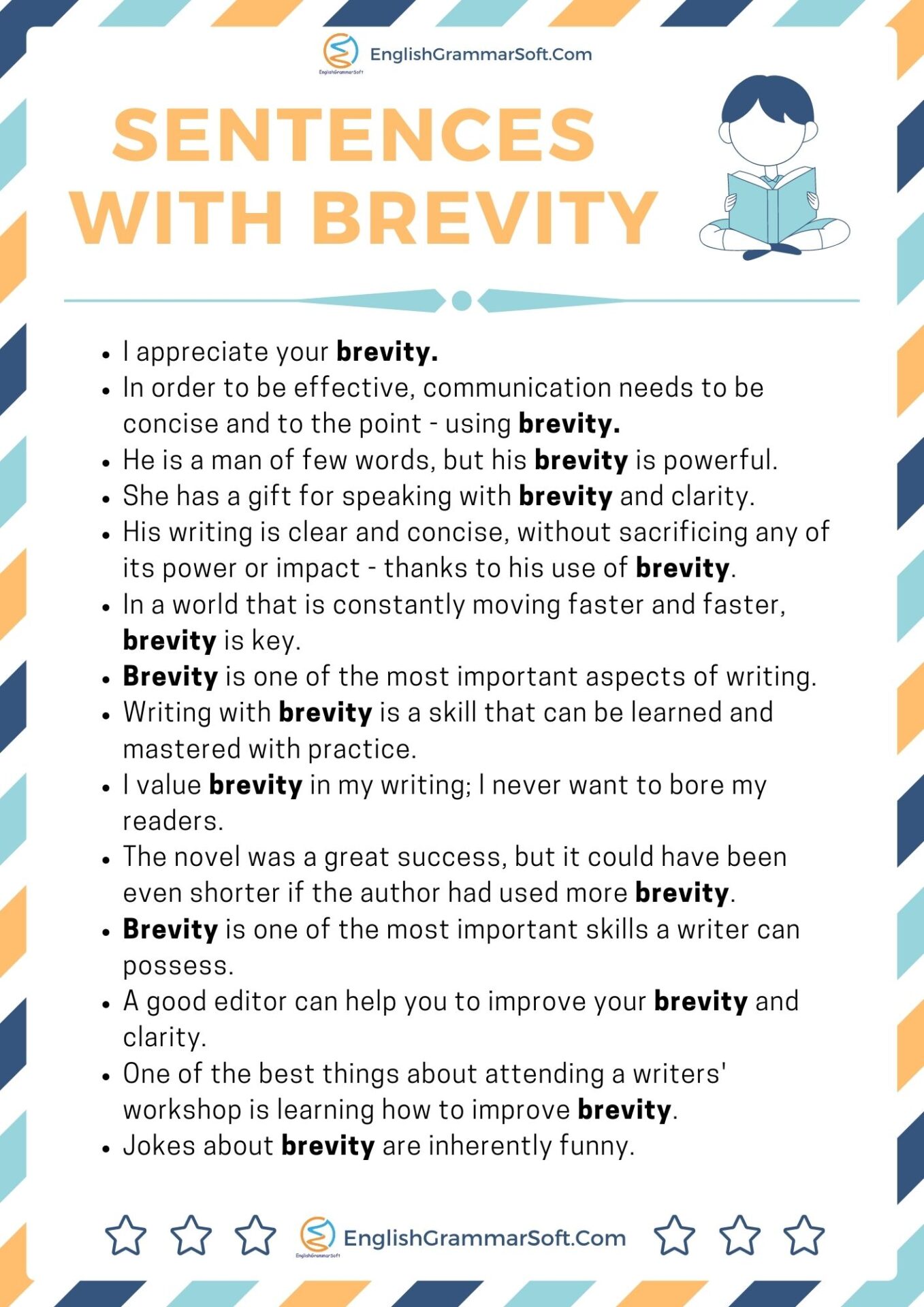Sentences with Brevity (40 examples)