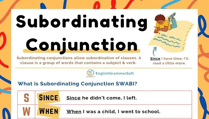 What is Subordinating Conjunction