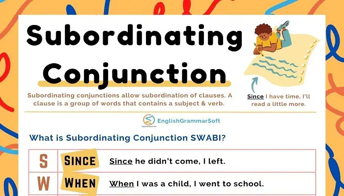 What Is Subordinating Conjunction In Filipino