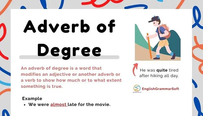 Adverb Of Degree List 153 Examples Worksheet EnglishGrammarSoft