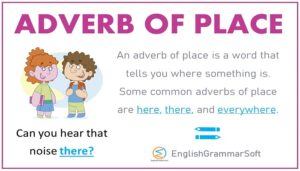 Adverb of Place (List, Examples & Worksheet)