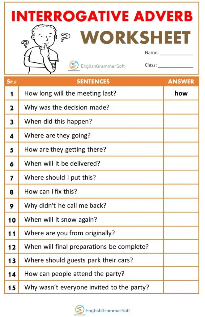 adverb of interrogative