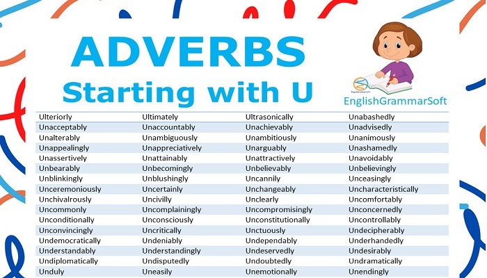 adverbs starting with U