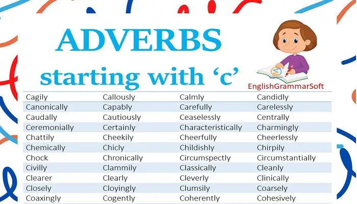 adverbs starting with c